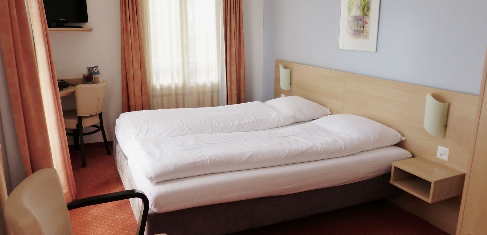 Ideal for couples at the Hotel Rigi Vitznau are double rooms en suite.