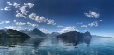 Blick auf den Vierwaldstättersee von Oberer Nas bis Richtung Luzern.