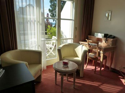 Superiorzimmer im Hotel Rigi Vitznau sind grosse Zimmer mit Bad und teilweise mit Balkon